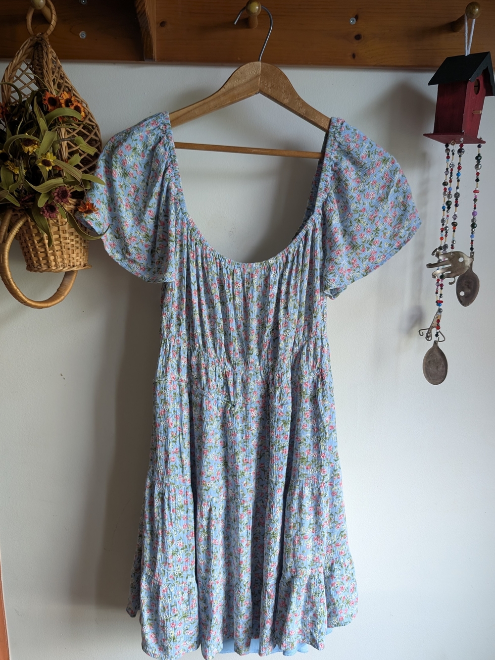 Cottage Core Floral Liberty Love Mini Dress